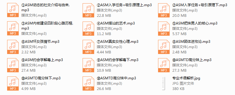 《ASM恋爱学1.0》