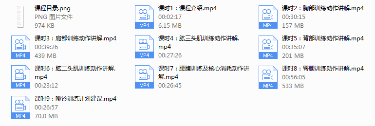 一介粗人【哑铃全面训练】约40个动作各肌群难度降级变式做法讲解（完结）