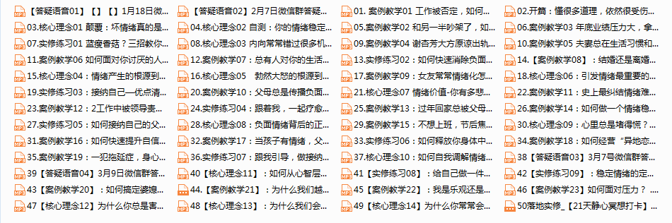 成长教练胡明瑜：情绪管理36计（完结）
