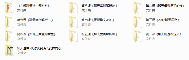 浪迹教育《聊天六步法》