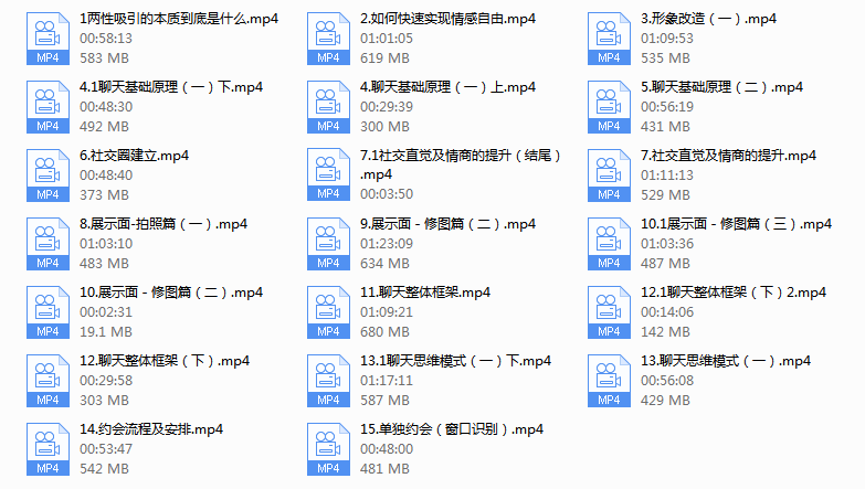 浪迹天团私教大课