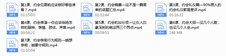 爱情光谱《约会专题》