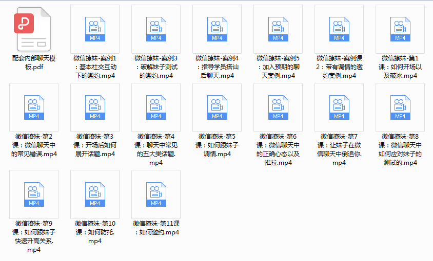 蓝色答案《微信撩妹6.0》