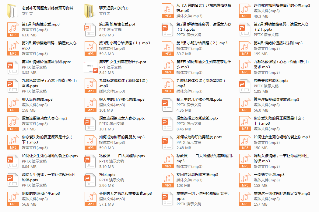 九颜私教课程