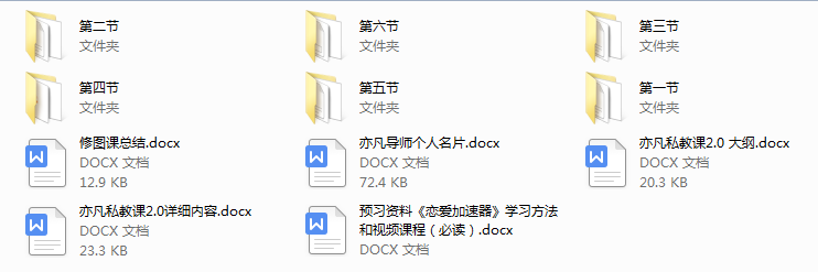 亦凡私教课内容
