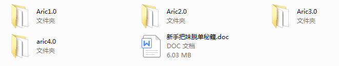 爱瑞克《Aric1.0-4.0网络课程》