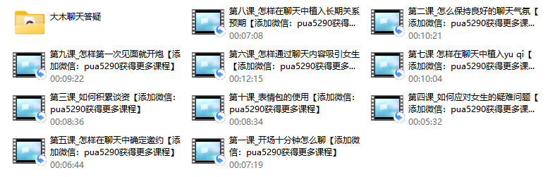 痴情叔《聊天恋爱教程》