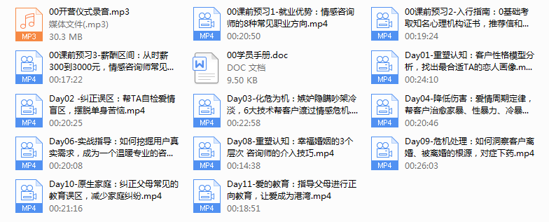 情感咨询师职业培训班·成就副业钱途