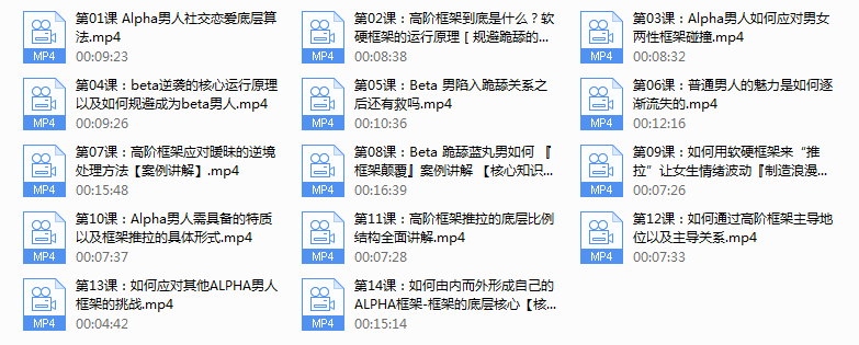 柯李思-高阶框架1.0+2.0