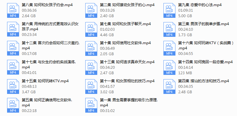 小宇学长《恋爱新知》