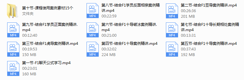 微爱-十字-精致聊天小课