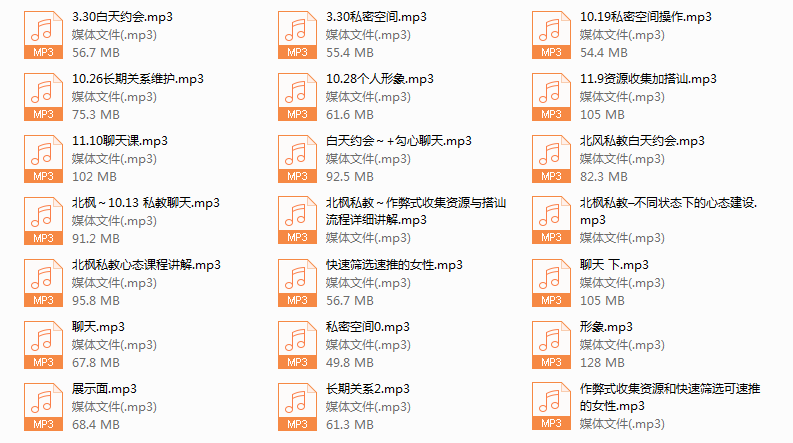 北枫私教课