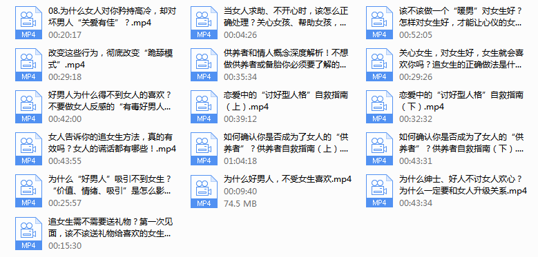 魅力男神系列之好男人解药
