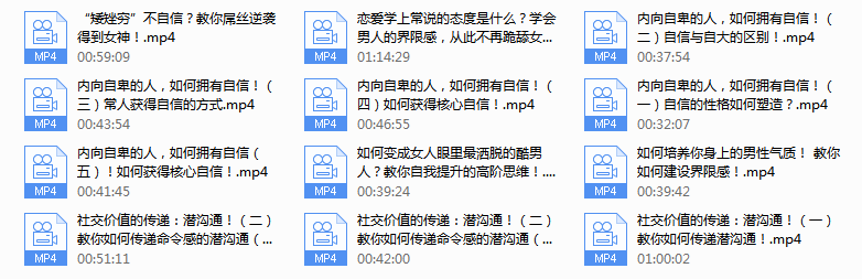 魅力男神系列之完美自信