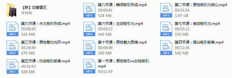 【瑞恩自然吸引】10节高级课