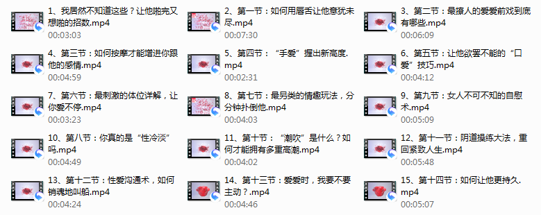 序号1-OMG，我居然不知道这些？让他啪完又想啪的招数