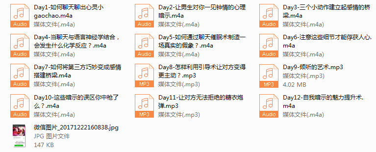 4-Chic心理暗示撩汉术。