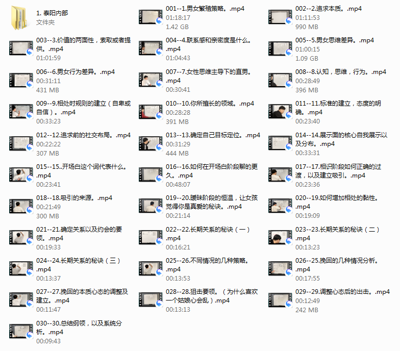 恋爱补习班《情圣进阶提升课—教你用导师思维解决自己的情感问题》