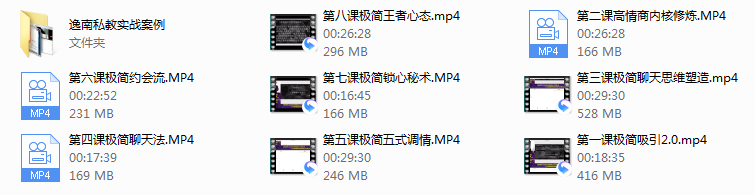 逸南私教《极简撩法》