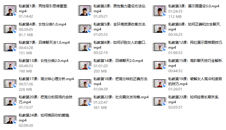 晓辉恋爱私人定制课
