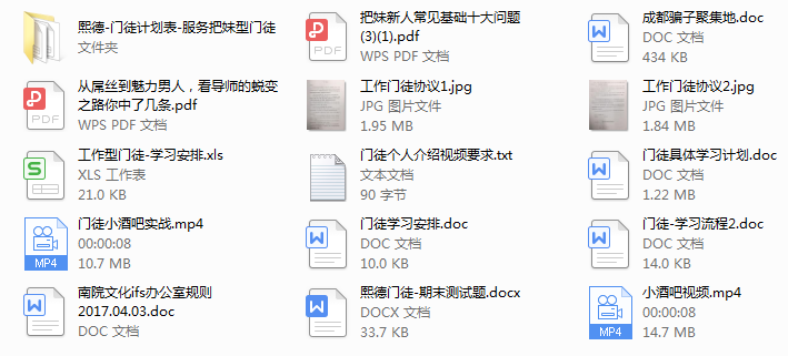 熙德门徒资料包