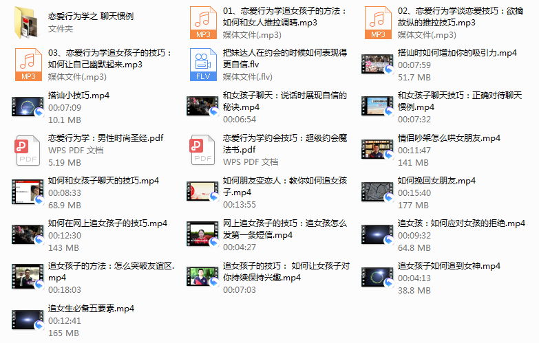 恋爱行为系