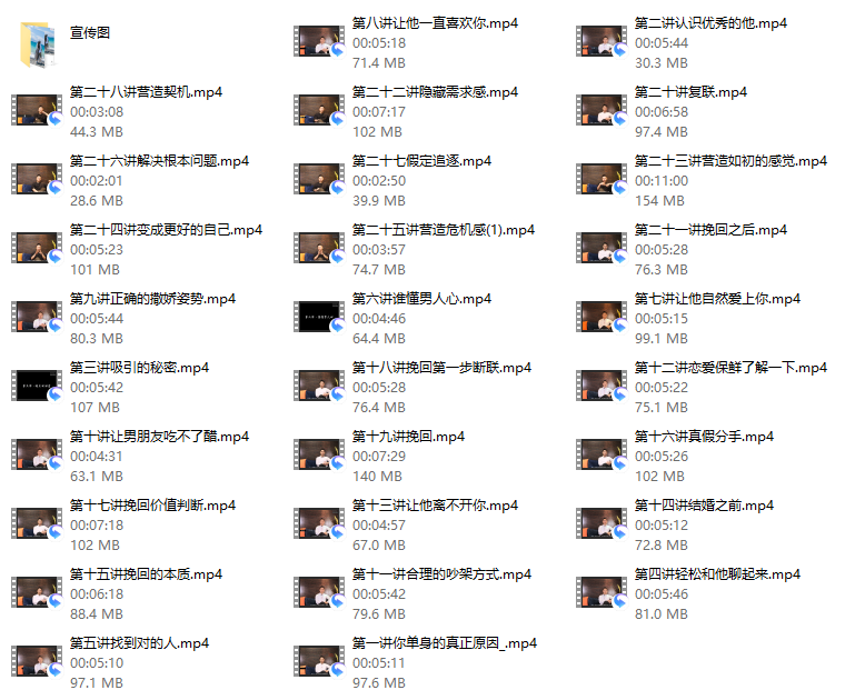 挽回真爱的核心秘密
