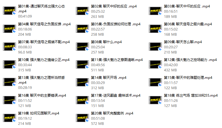 魔卡《强大心态炼成之聊天课》