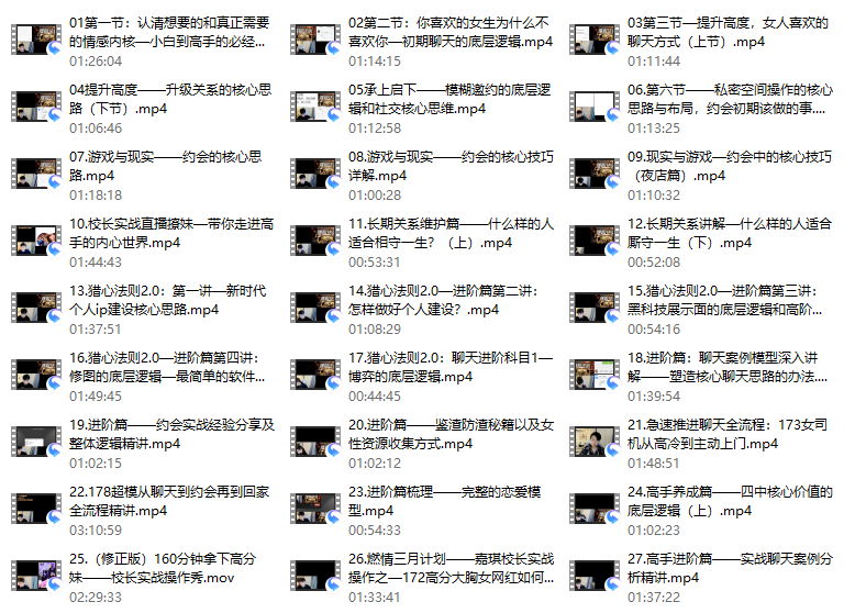 新时代聊天黑科技—猎心法则（嘉琦校长）