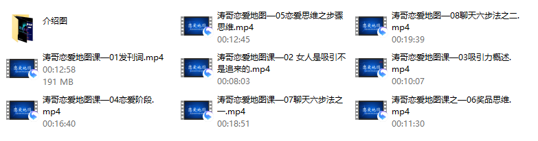 涛哥恋爱地图课