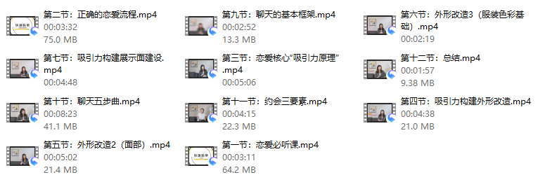 恋爱必备攻略