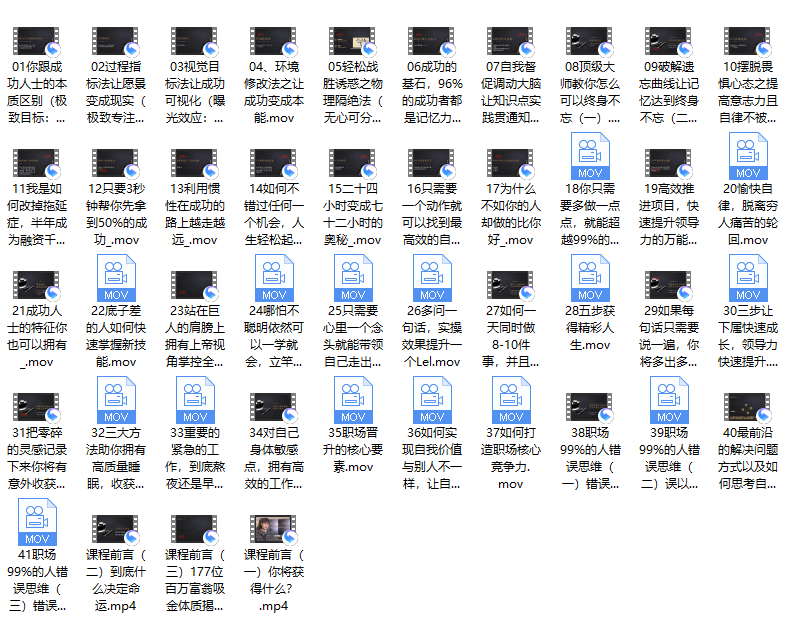 男哥《成功人士遵循的因果论》