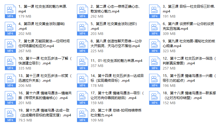 小怡子社交吸引力训练营
