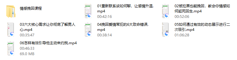 六大秘籍教你挽回爱情【完结】