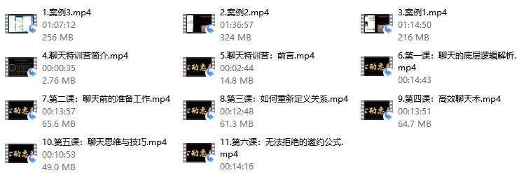 嘉诺《2022聊天特训营》无水印版