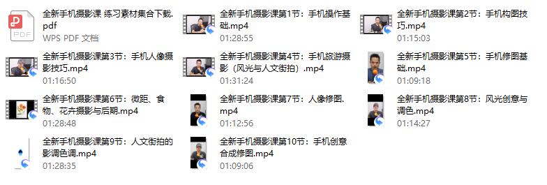 【完结】全新手机摄影课
