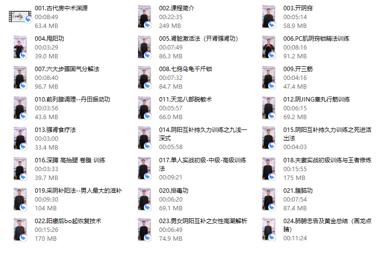男性扶阳回春功--钉钉持久力1小时专业训练