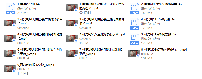 型男《可复制聊天课程》