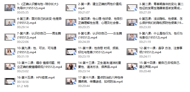 许蓝方博士：《正确认识爱与性～陪你长大》