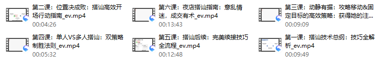 承情《搭讪速成术：社交新星训练》