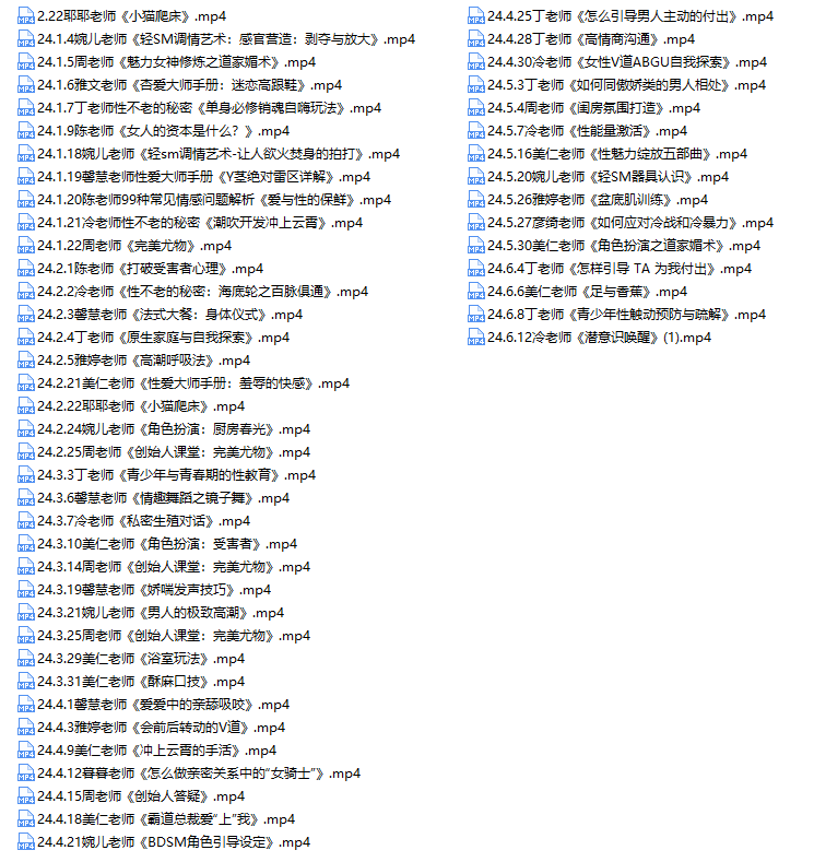黑白颠性商学院《尤物之门》